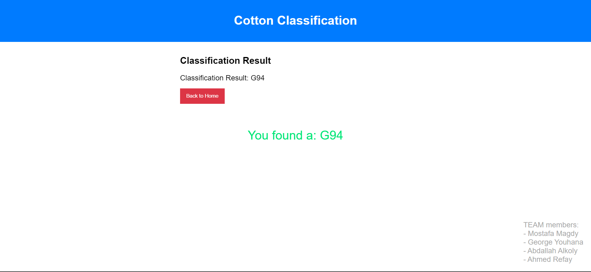 Egyptian Cotton Classification